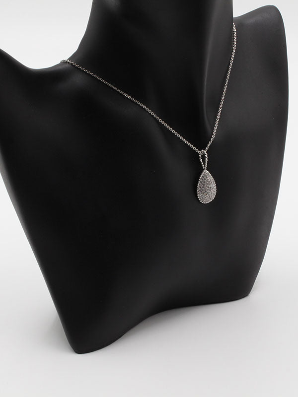 سلسال بوشرون دمعه وسط زركون سلسال bucheron