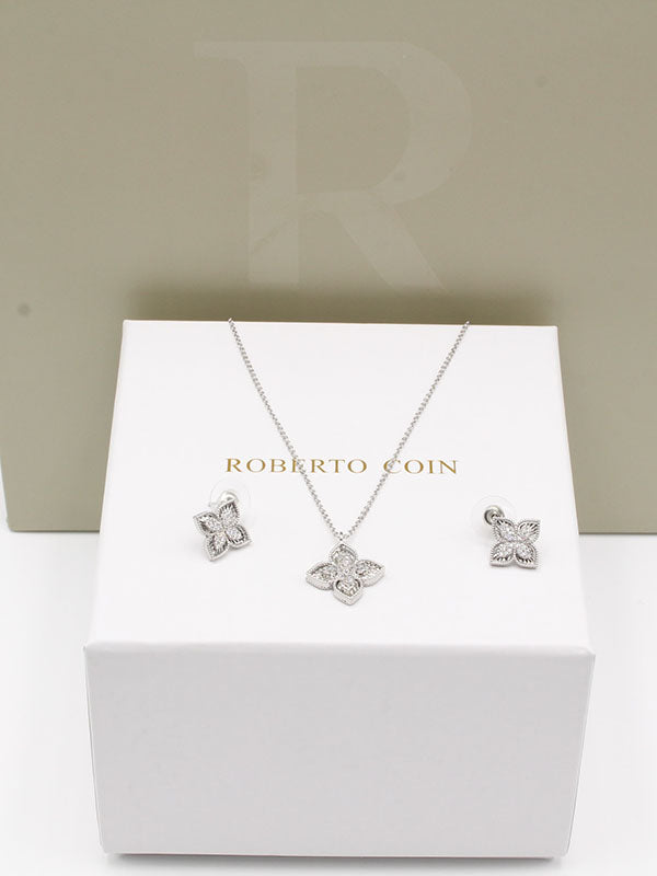 طقم روبرت كوين ناعم اطقم roberto coin فضي