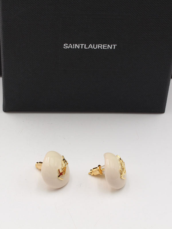 حلق ايف سان لوران مدور الجديد حلق ysl