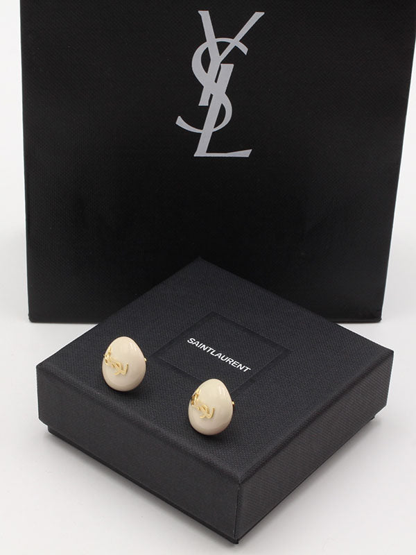 حلق ايف سان لوران مدور الجديد حلق ysl