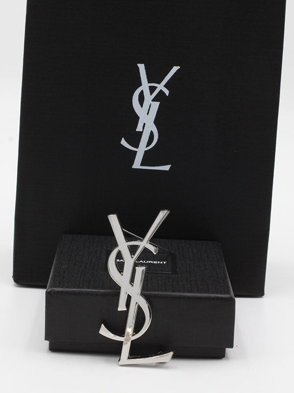 بروشات ايف سان لوران ميتال كبير بروش ysl