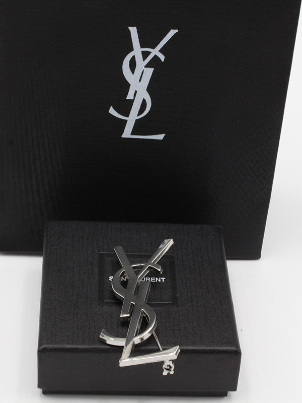 بروشات ايف سان لوران ميتال كبير بروش ysl