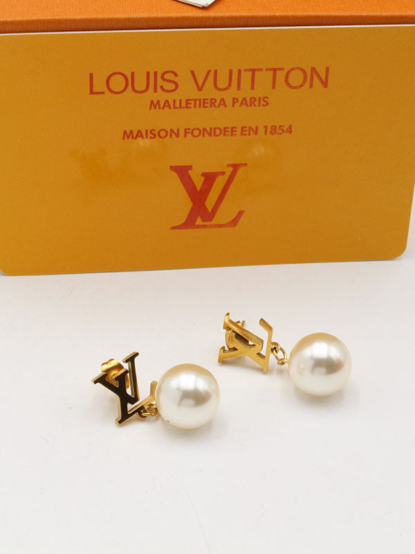 حلق لويس فيتون نيو لوقو بيرل حلق louis vuitton