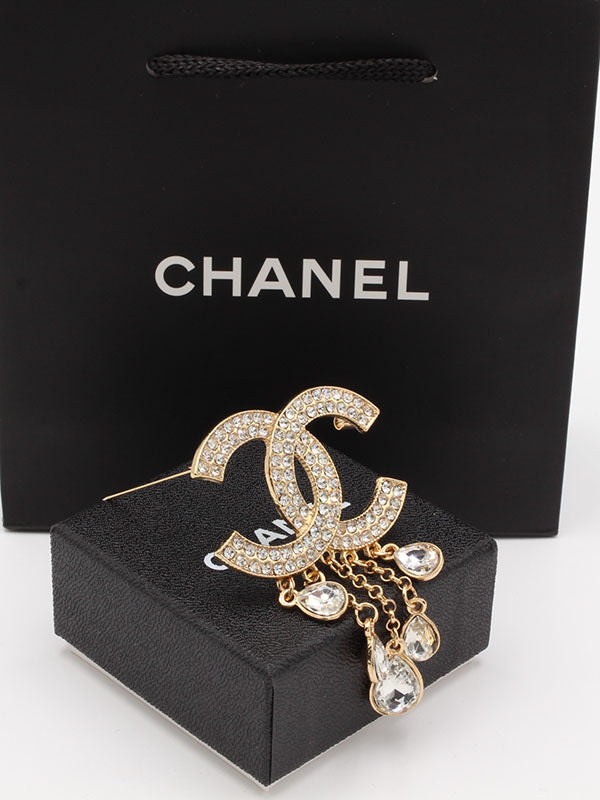 بروشات شانيل كريستال هدب بروش chanel