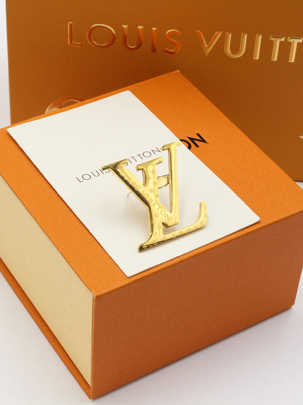 بروش لويس فيتون ميتال لوقو بروش louis vuitton