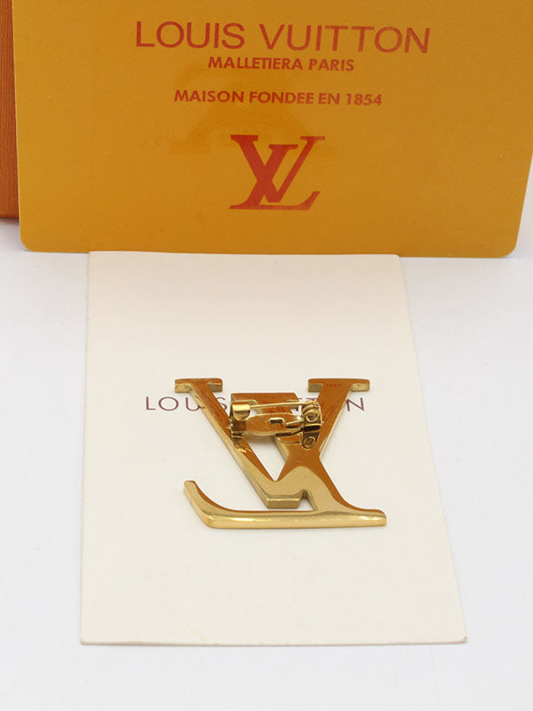 بروش لويس فيتون ميتال لوقو بروش louis vuitton