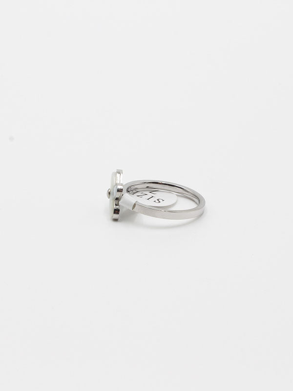 خاتم شوميه ابيض خواتم chaumet
