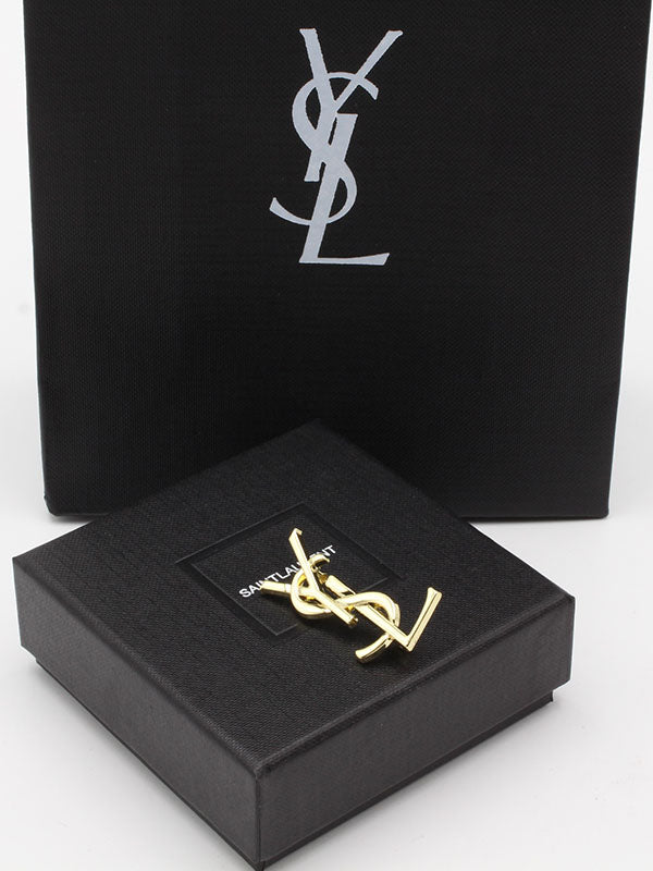 بروشات ايف سان لوران ميتال وسط بروش ysl