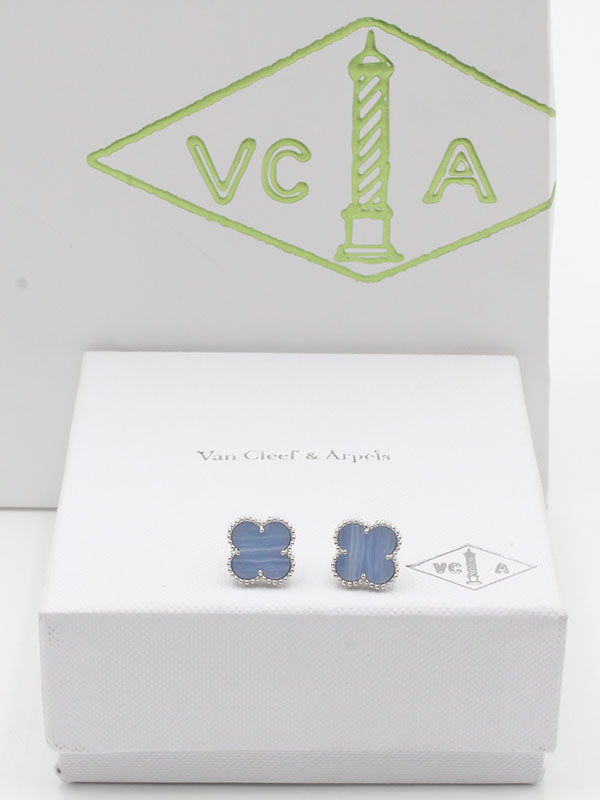 حلق فان كليف ريقلور لوقو ماستر حلق van cleef موف فضي