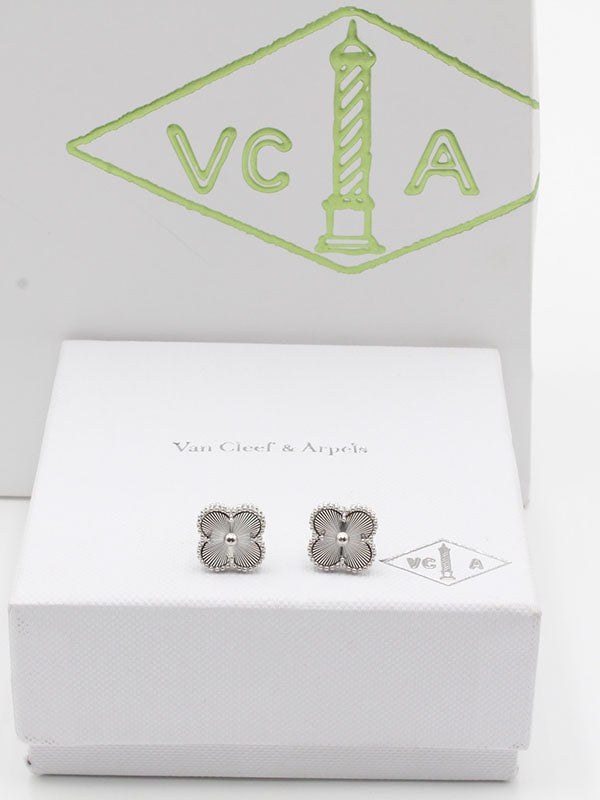 حلق فان كليف ريقلور لوقو ماستر حلق van cleef فضي