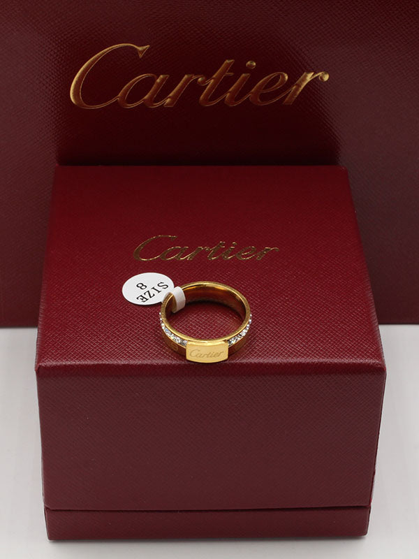 خواتم كارتير لوقو الجديد خواتم CARTIER ذهبي 5