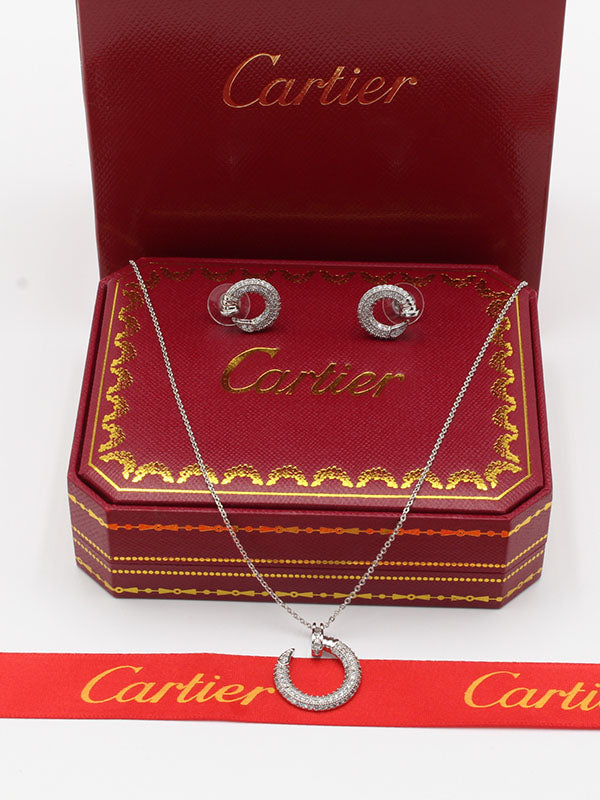 طقم كارتير زركون ناعم 2 قطع اطقم CARTIER