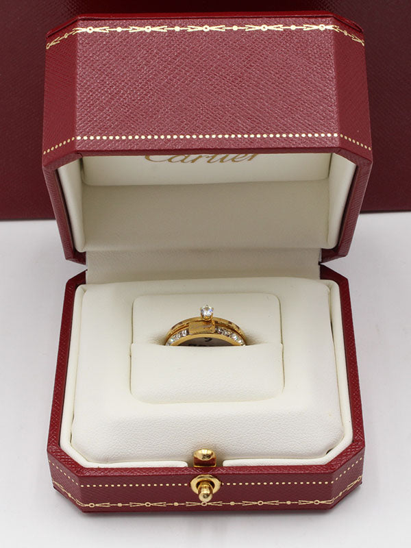 خواتم كارتير سوليتير الجديد خواتم CARTIER ذهبي 5