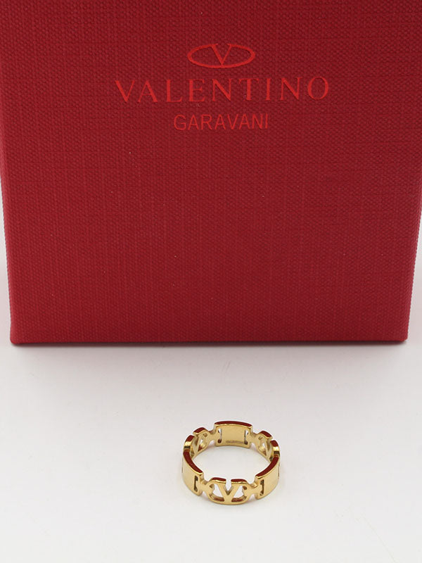 خاتم فالنتينو ميتال الجديد خواتم VALENTINO ذهبي 6