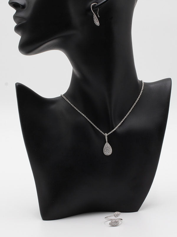 طقم بوشرون زركون 3 قطع اطقم bucheron