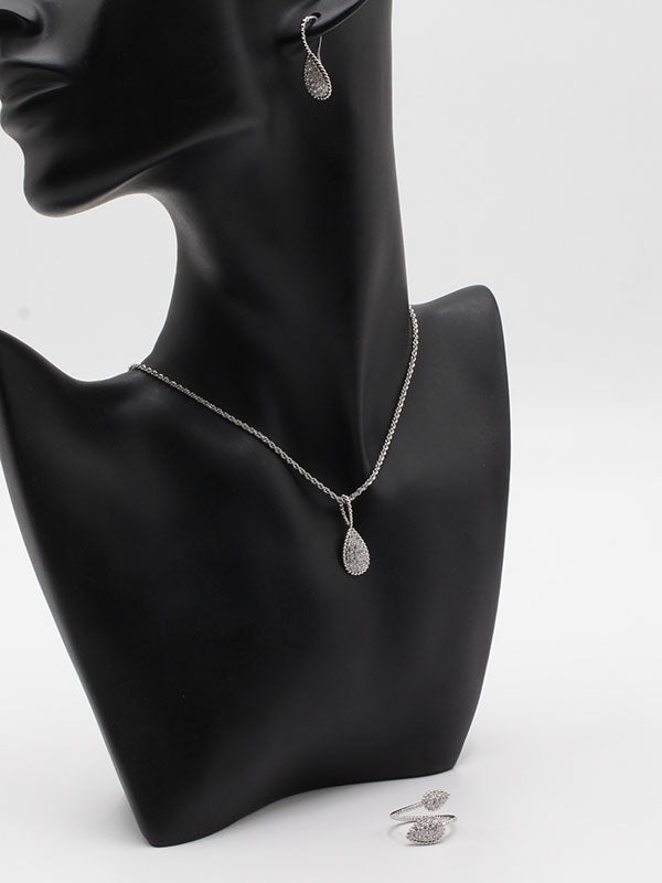 طقم بوشرون زركون 3 قطع اطقم bucheron