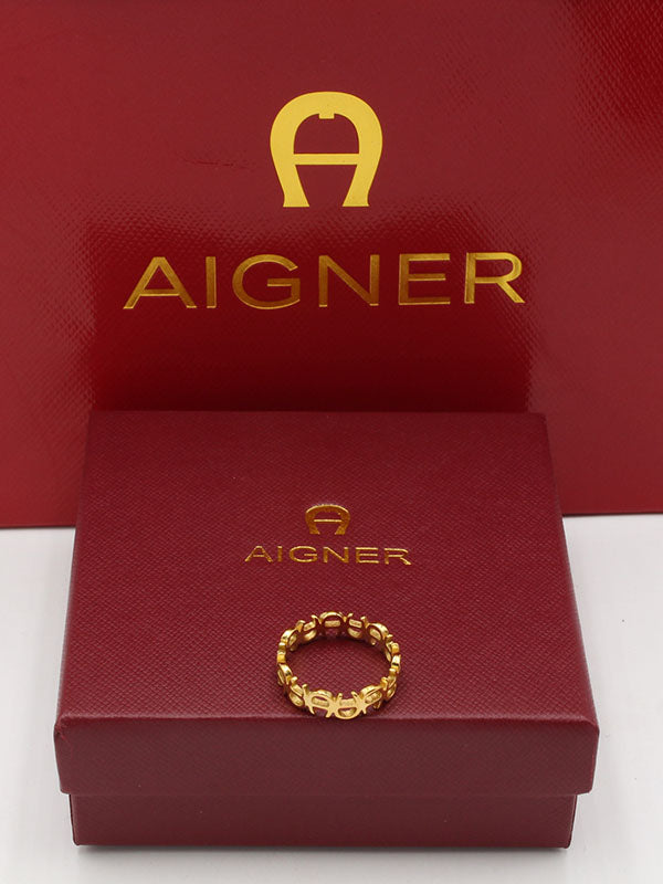 خاتم اقنر الجديد خواتم aigner ذهبي 6