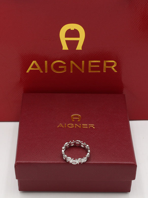 خاتم اقنر الجديد خواتم aigner فضي 6