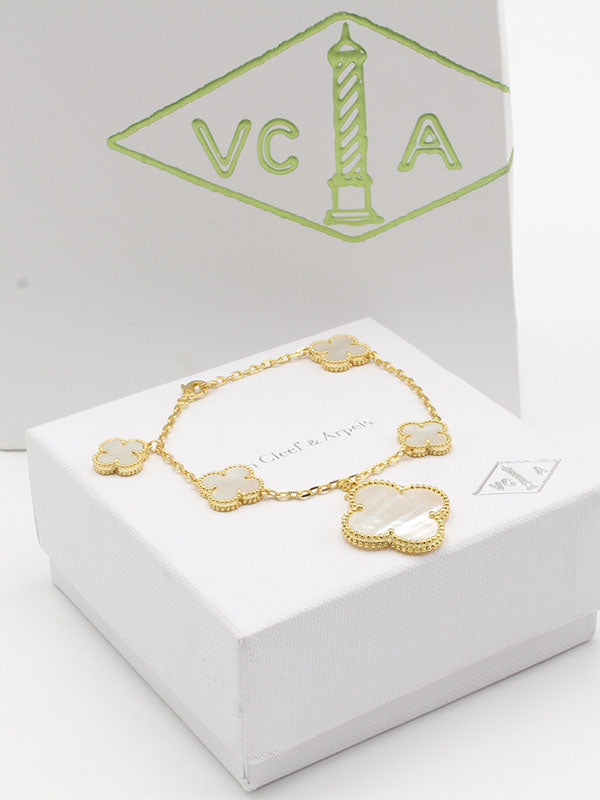 اساور فان كليف ملتي فلاورز سايز اسواره van cleef