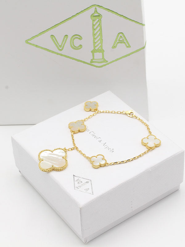 اساور فان كليف ملتي فلاورز سايز اسواره van cleef