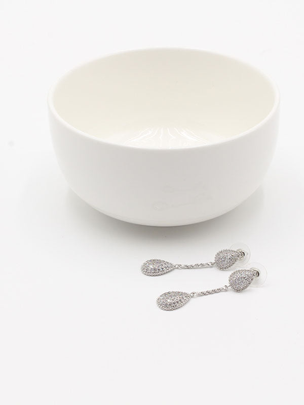 حلق بوشرون وسط طويل زركون حلق bucheron