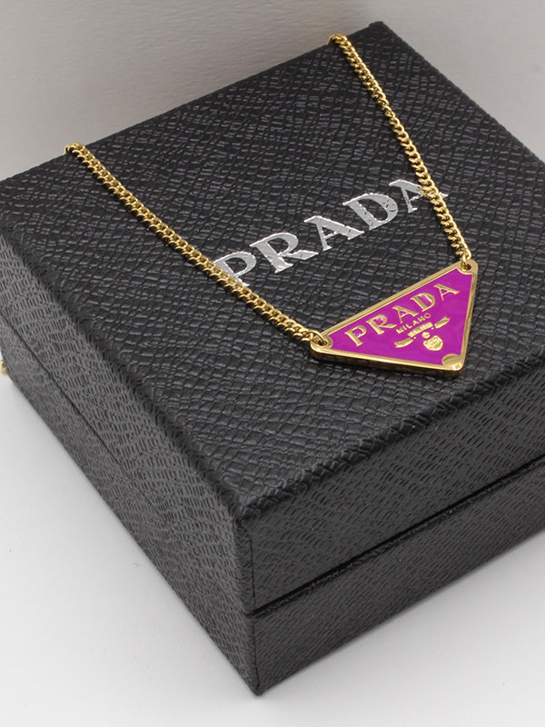 سلسال برادا ستنلس ستيل ذهبي سلسال brada فوشي