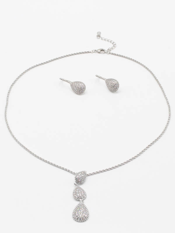 طقم بوشرون زركون 2 قطع اطقم bucheron