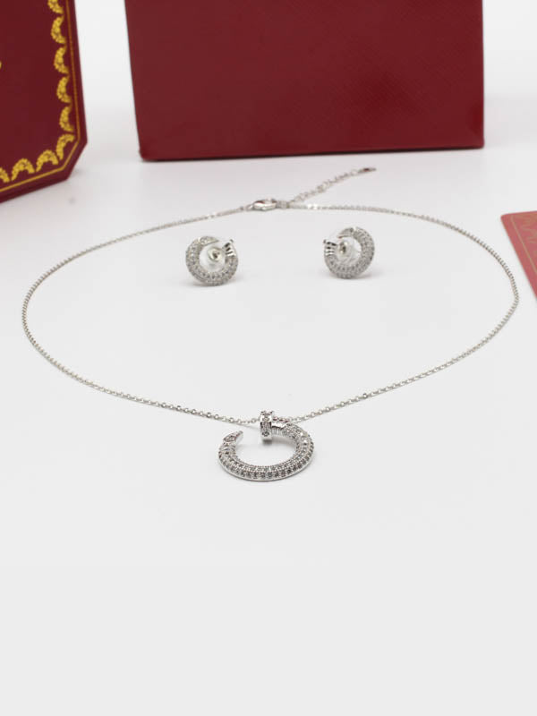 طقم كارتير زركون ناعم 2 قطع اطقم CARTIER