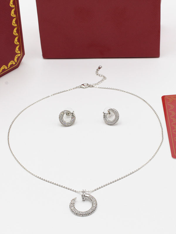 طقم كارتير زركون ناعم 2 قطع اطقم CARTIER