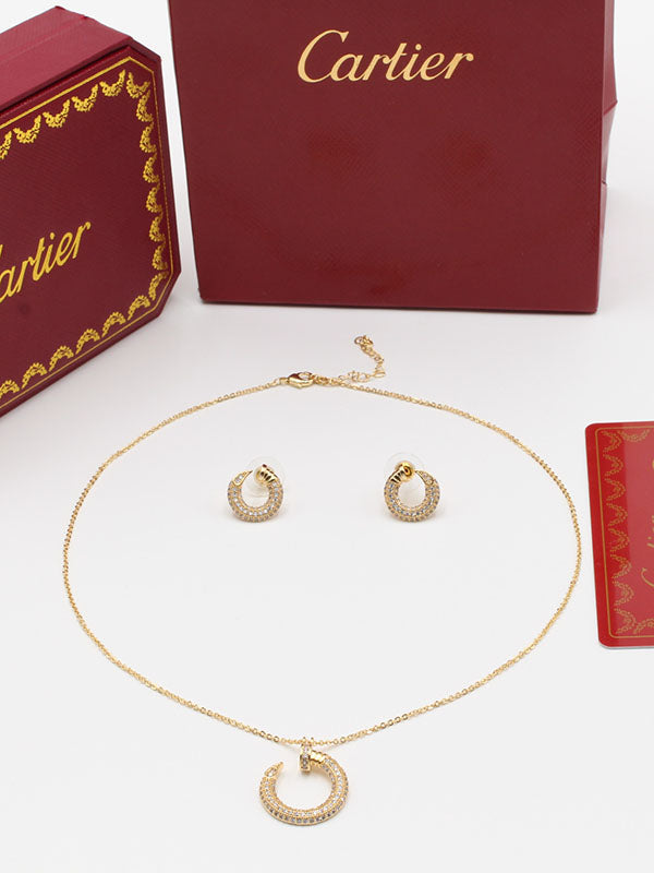 طقم كارتير زركون ناعم 2 قطع اطقم CARTIER