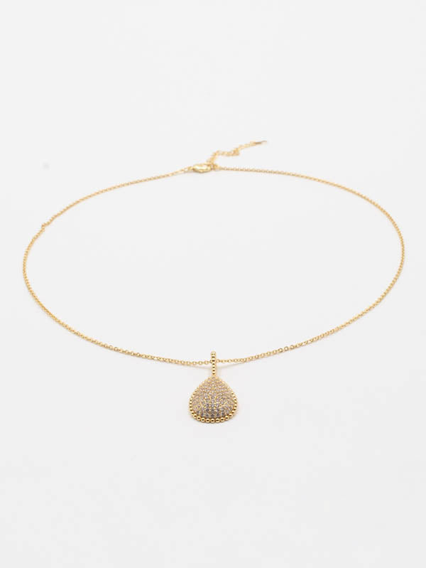 سلسال بوشرون دمعه وسط زركون سلسال bucheron