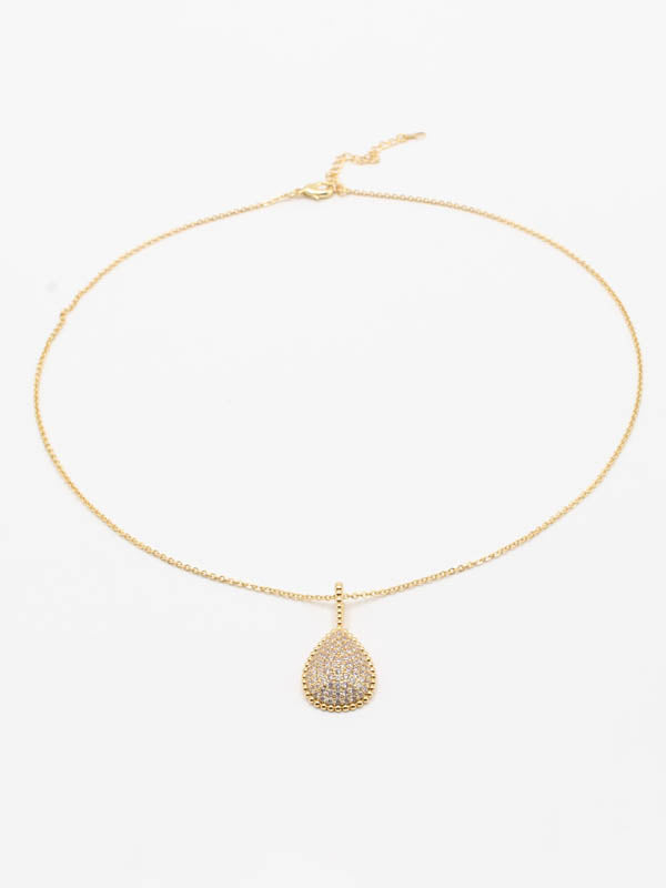 سلسال بوشرون دمعه وسط زركون سلسال bucheron