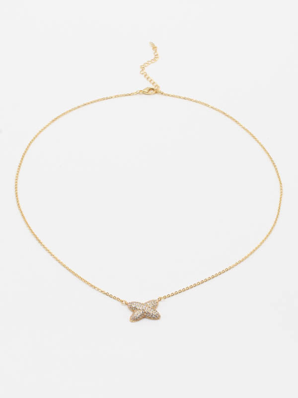 سلسال شوميه زركون سلسال chaumet ذهبي