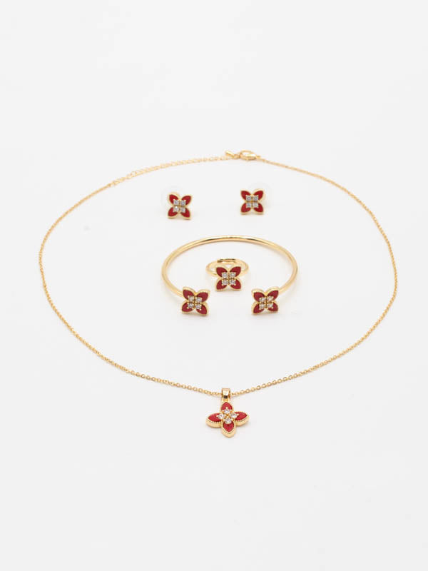 طقم روبرت كوين ناعم بناتي اطقم roberto coin عنابي