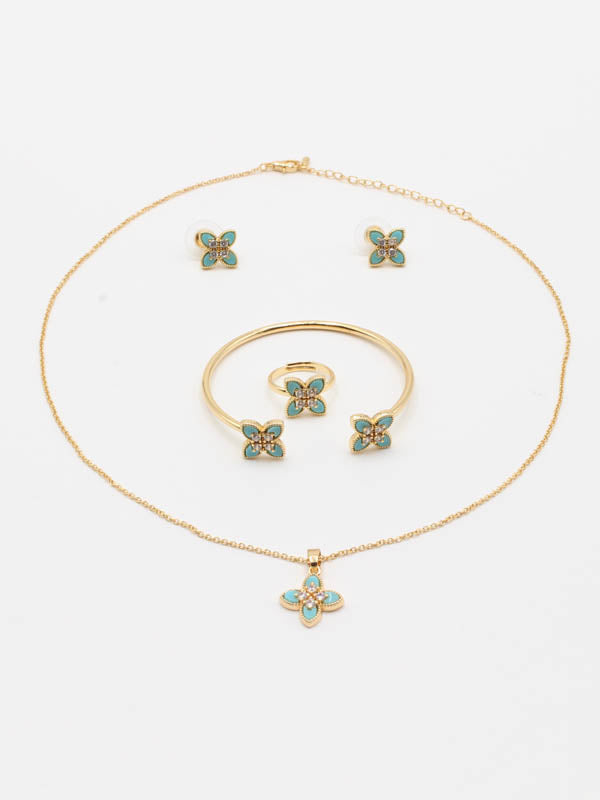 طقم روبرت كوين ناعم بناتي اطقم roberto coin تركواز