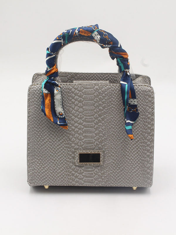 حقيبة كتف مطرزة شنط وحقائب شنط رمادي