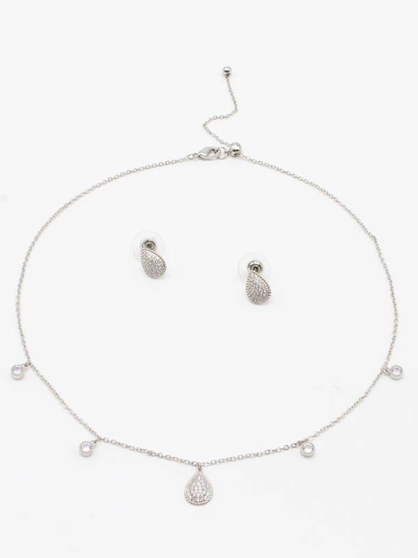 طقم تشوكر بوشرون زركون اطقم bucheron فضي