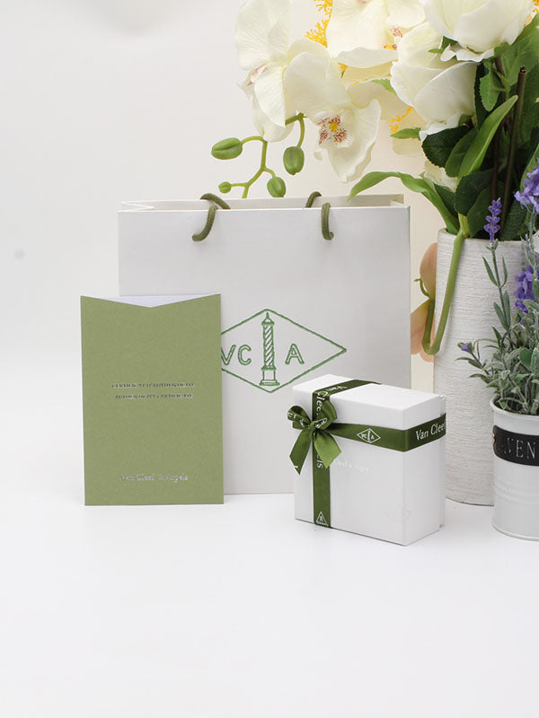 ملحقات فان كليف للاطقم كيس كبير هدايا van cleef