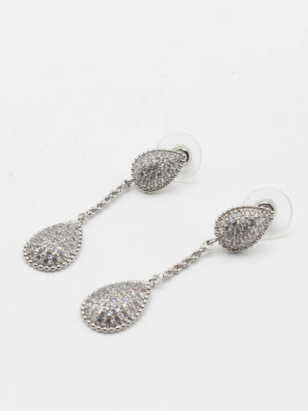 حلق بوشرون وسط طويل زركون حلق bucheron