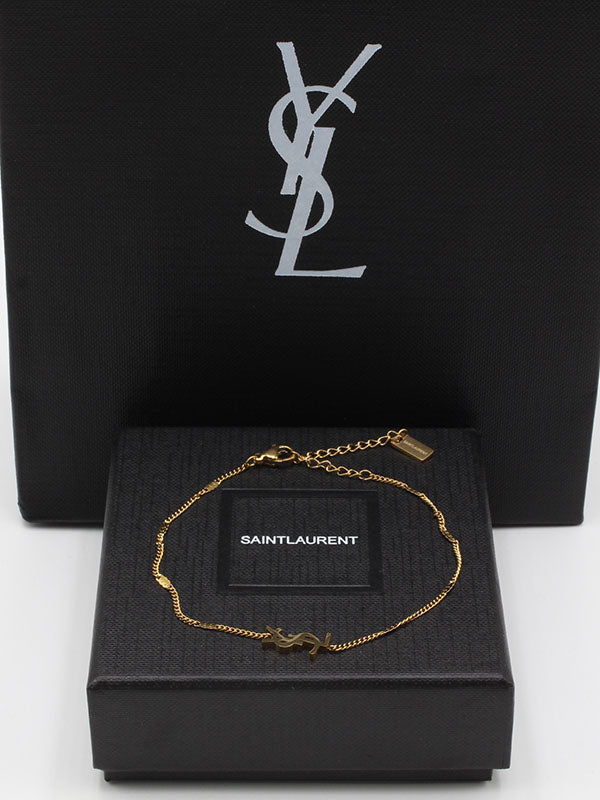 اسواره ايف سان لوران ناعمة اسواره ysl ذهبي