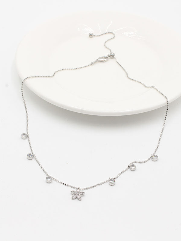 سلسال تشوكر 52204 سلسال jewel فضي