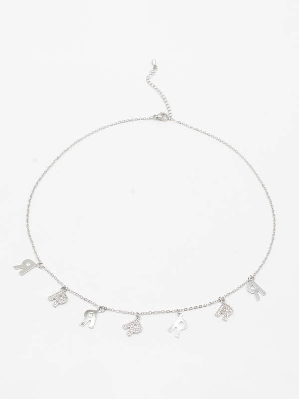 سلسال تشوكر 52199 سلسال jewel فضي