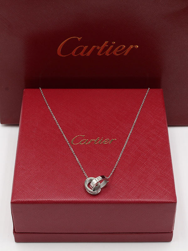 سلسال كارتير لوف بيضاوي فضي سلسال CARTIER