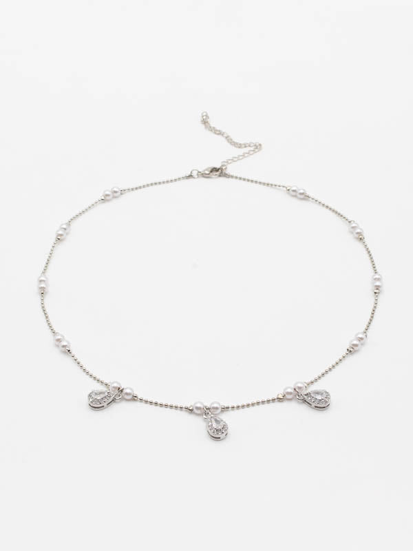 سلسال تشوكر 52213 سلسال jewel فضي