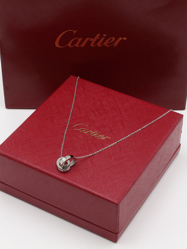 سلسال كارتير لوف بيضاوي فضي سلسال CARTIER