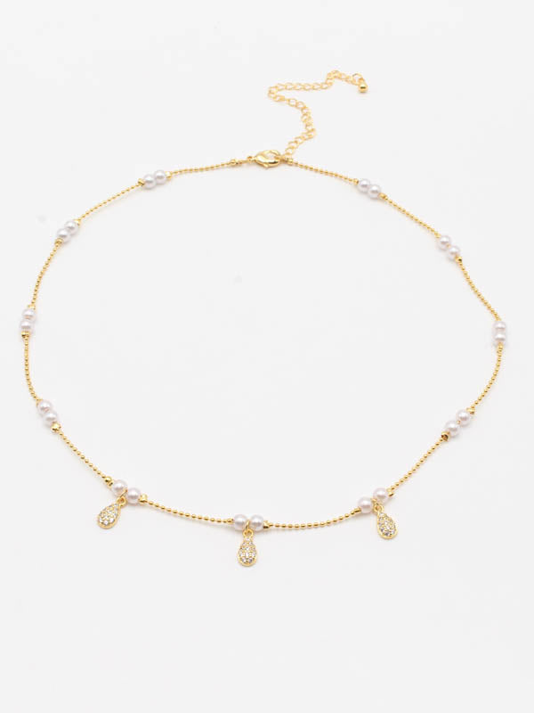 سلسال تشوكر 52190 سلسال jewel ذهبي