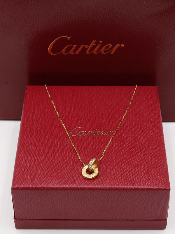 سلسال كارتير لوف مدور صغير سلسال CARTIER ذهبي