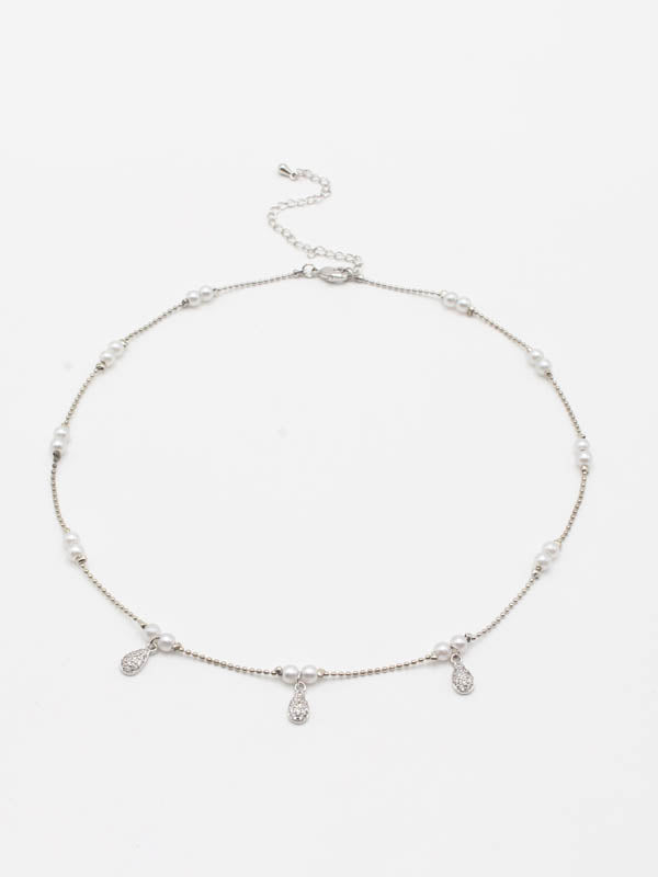 سلسال تشوكر 52190 سلسال jewel فضي