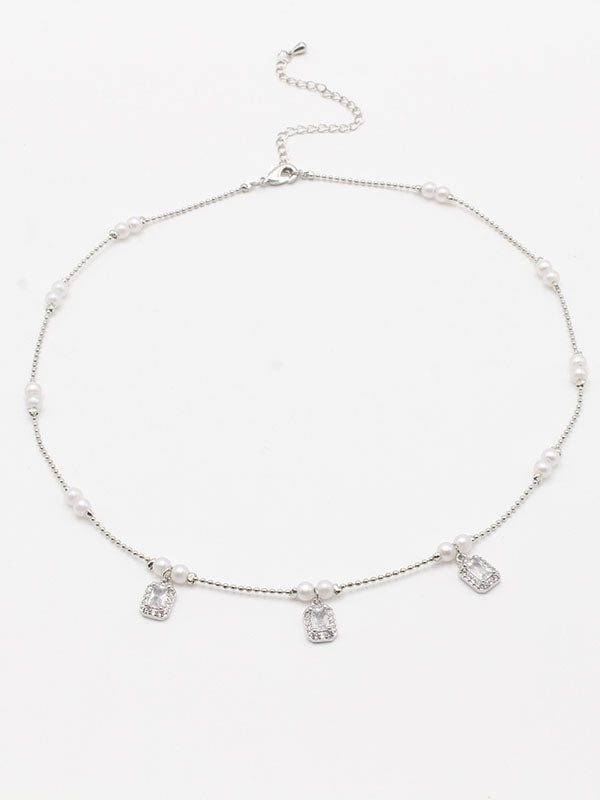 سلسال تشوكر 52192 سلسال jewel فضي