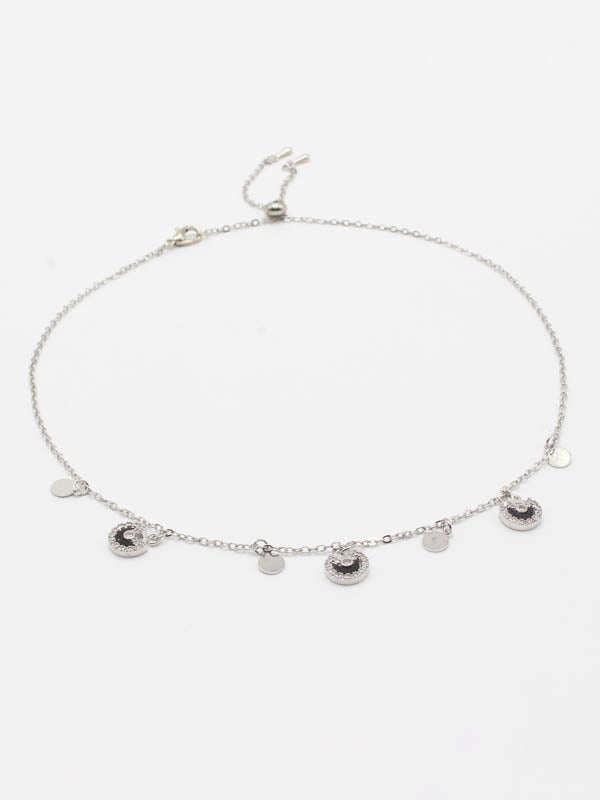 سلسال تشوكر 52217 سلسال jewel فضي